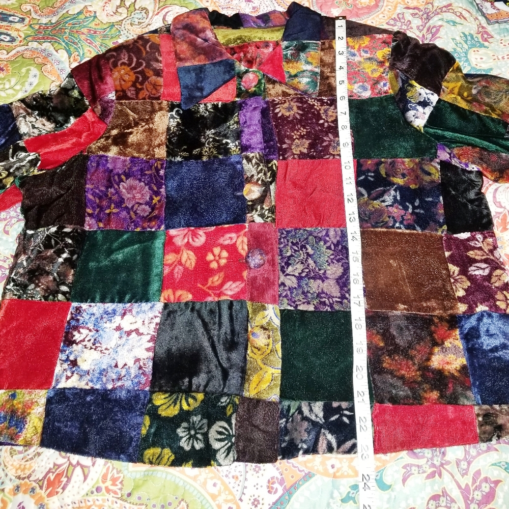 Rare Sharon Endick Patchwork Jacket - Picture 4 of 6